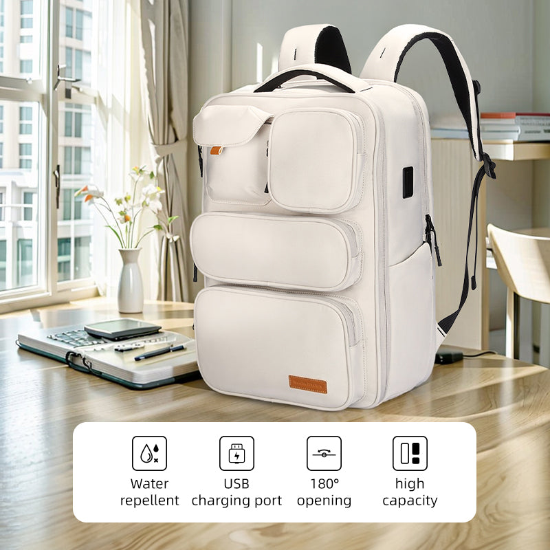 VersaPack: Multifunctional Urban Commuter Backpack 17.3 inch Laptop