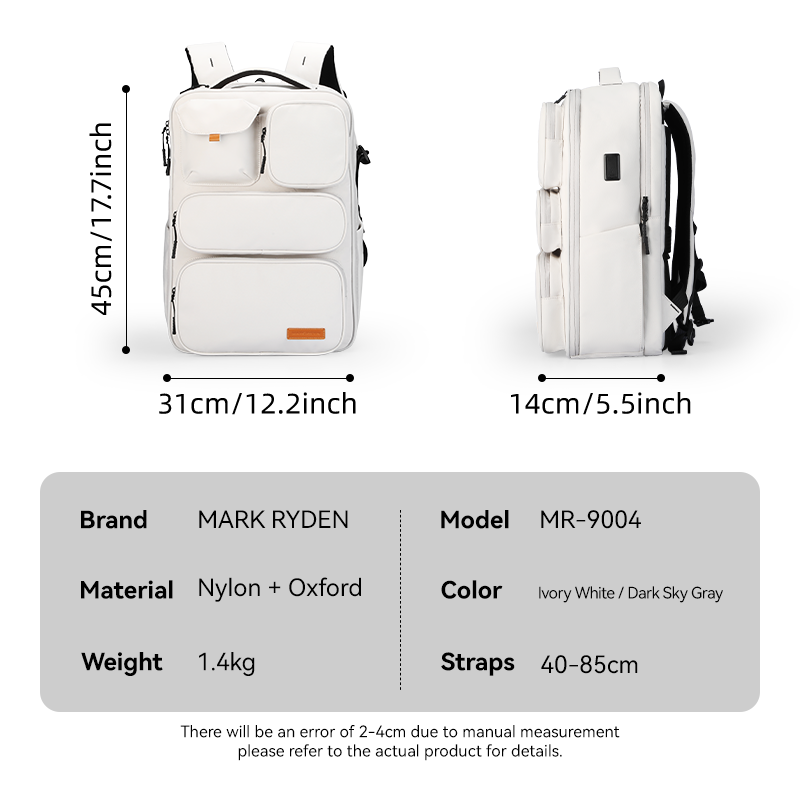VersaPack: Multifunctional Urban Commuter Backpack 17.3 inch Laptop